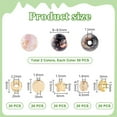 thumbnail image 2 of 1 Set DIY Luminous Handmade Gold Sand Lampwork Beads CCB Plastic Beads Iron Rhinestone Spacer Beads Findinfs Kits Mixed Color 4.5~8x2~3mm Hole: 1.5mm, 2 of 6