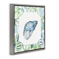thumbnail image 2 of Stupell Industries Contemporary Spotted Cowrie with Seaweed Gray Floating Frame Canvas Art, 25 x 25, by Janet Tava, 2 of 8