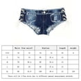 thumbnail image 4 of Qarigey Pantalones cortos transpirables para mujer, pantalones de moda de vendaje Sexy de algodón, pantalones de cintura baja, Mini pantalones vaqueros Prendas para la parte inferior del cuerpo METRO Qarigey AP012030-02, 4 of 6