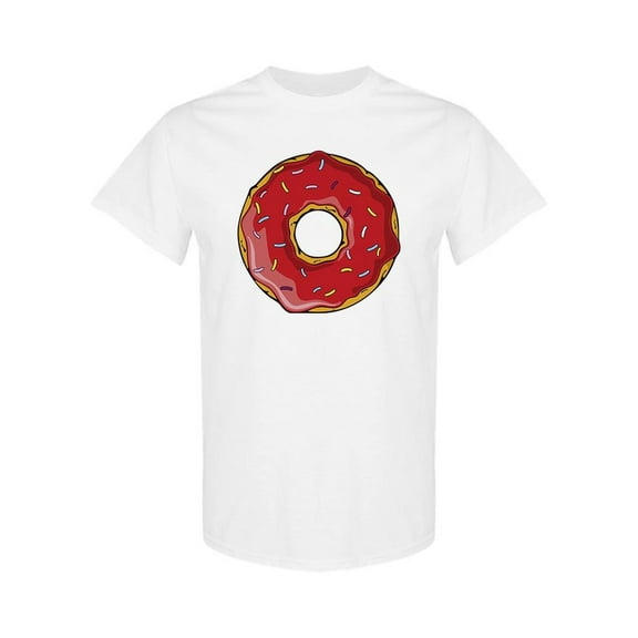 Glazed Donut T-Shirt Men -SPIdeals Designs, Male 4X-Large