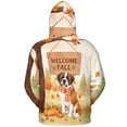 thumbnail image 2 of Welcome Fall Saint Bernard Cozy Autumn Field Pumpkins Golden Leaves All Over Print 3D Hoodie Unisex Merch Hoodies St Dog Lover - 12013, 2 of 6