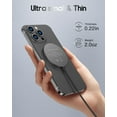 thumbnail image 4 of for Mag-Safe Charger, Magnetic Wireless Charger Made for iPhone 16/16 Pro/16 Pro Max/16 Plus/15/14/13/12 Series, 15W Max Fast Mag Safe Charging Pad for AirPods Pro 3 2 (Black), 4 of 7