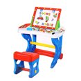 thumbnail image 1 of KARMAS PRODUCT Preschool Toys Learning Desk with Kids Chair and Easel, 1 of 1
