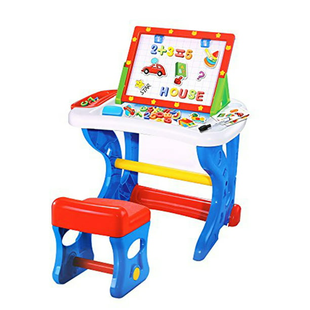 Karmas Product Preschool Toys Learning Desk With Kids Chair And