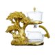 thumbnail image 1 of Tetera de cocina,Juego de té de cristal Lazy Kungfu del árbol del dinero para la oficina en casa,Juego de té automático de Kung Fu tazas resistentes al calor,Tetera De Vidrio Accesorio De, 1 of 9
