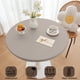 thumbnail image 2 of Mantel redondo ajustable Huierxun de poliuretano, 120 cm, impermeable, gris, 2 of 8