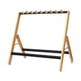 thumbnail image 1 of Yinanstore Guitar Stand for Multiple Guitar Rack,Foldable,Portable,Display Rack Guitar Holder,Wooden for Electric Acoustic,Guitars, Bass hold 5 Guitar, 1 of 8