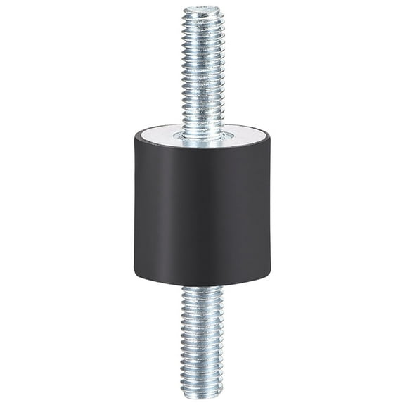 D25 x H25 Rubber Vibration Isolator Mounts Shock Absorber with M8  x 23mm Stud