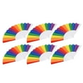 thumbnail image 2 of Folding Hand Fan, Handheld Fan 16.7 X 9.1 X 0.8in Folding Fan Prop  For Wedding Dancing Performance, 2 of 8