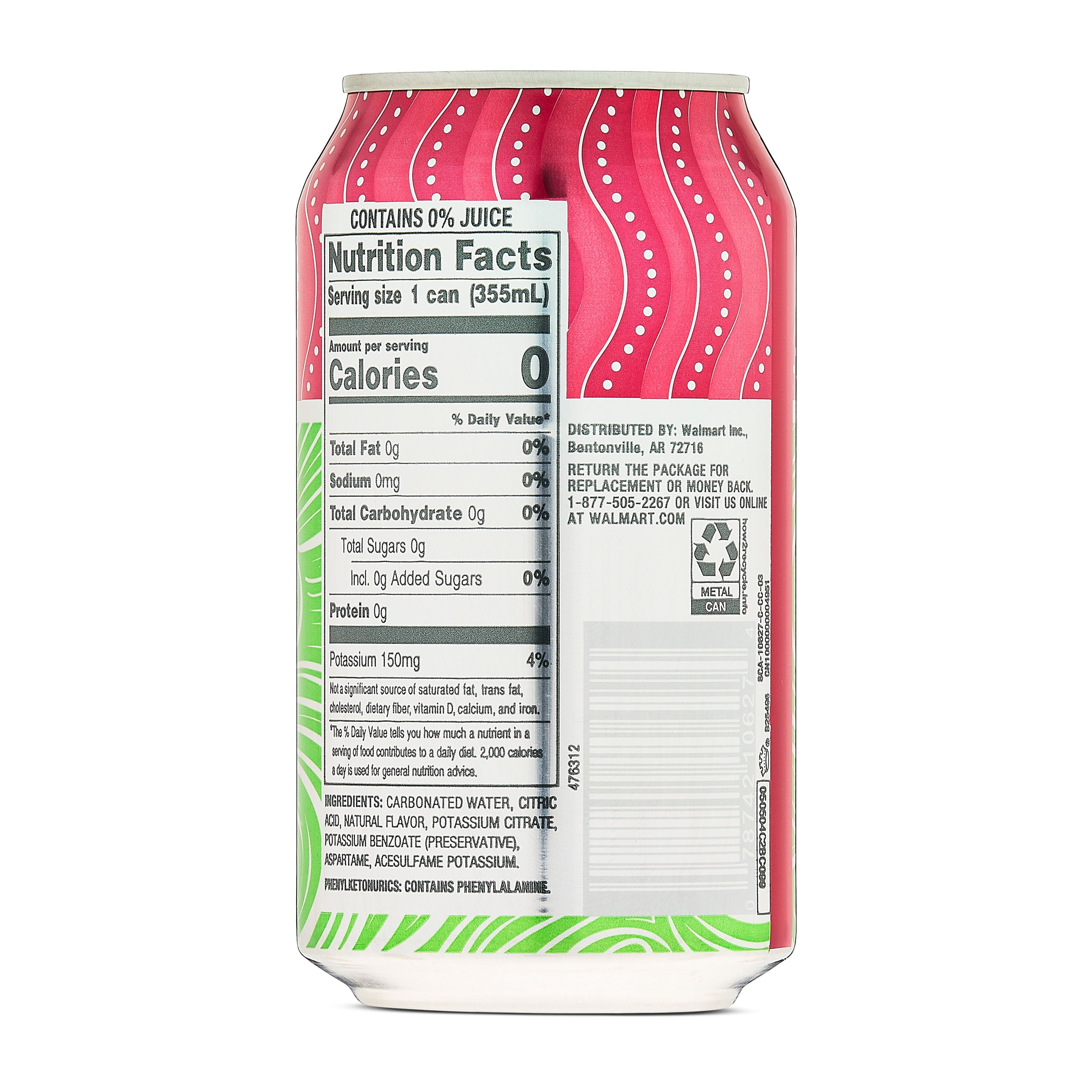 Clear American Cherry Limeade Sparkling Water, 12 fl oz, 12 Count