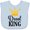 AE-Light Blue, variant on Inktastic Drool King Baby Boy Funny Boys Baby Bib