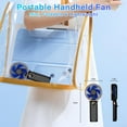 thumbnail image 6 of Portable Handheld Fan 5200mAh,   Foldable  Personal Small Mini Hand Held Fan, 22Hrs Runtime, 6 Speeds,  Display,  ,  for Men, Women, Travel, Outdoor,, 6 of 7