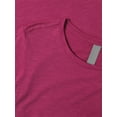 thumbnail image 3 of Ma Croix Womens Lightweight Hipster Round Bottom Short Sleeve Athletic Yoga Tunic T Shirt, 3 of 6