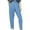 Light Blue women pants, variant on Women Stretch Pull-On Jeans Solid Regular Plus Size Mid Waisted Straight Leg Comfy Lightweight Jeans Skinny Ripped Denim Jeggings Trendy Navy XXL