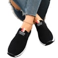 thumbnail image 5 of YOUYEDIAN Sneakers for Women Versatile Comfy Breathable Fashion Round Toe Slip On Sport Sneakers Casual Platform Solid Color Walking Shoes, 5 of 5
