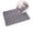 Gray, variant on Yoloke Dog Bed Mat Flat Crate Mat with Anti-Slip Bottom Machine Washable Pet Kennel Pad for Dog Sleeping(Coffee)