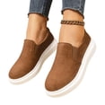 thumbnail image 4 of Willtoo Women's Canvas Slip On Shoes Laceless Low Top Sneakers Slip On Sneakers, 4 of 5