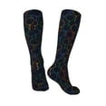 thumbnail image 4 of Fotbe Colorful Balloons print Women's Men's Novelty Crew Socks Cotton Socks Knee High Socks for Walking,Running,Nurses,Pregnancy, 4 of 9