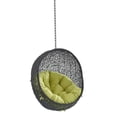 thumbnail image 2 of Modway Encase Swing Outdoor Patio Lounge Chair without Stand in Black/Peridot, 2 of 8