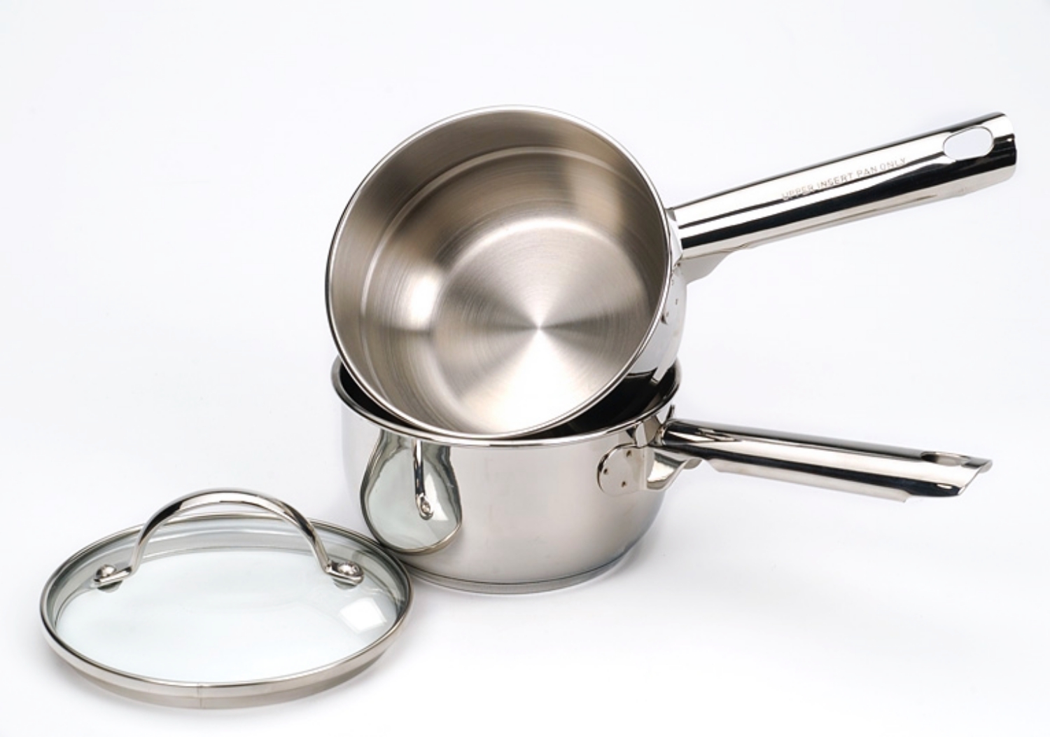 rsvp endurance stainless steel induction double boiler, 1 quart