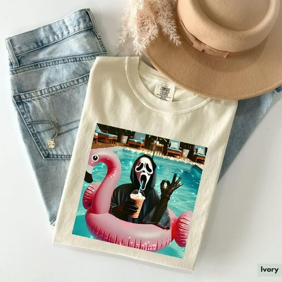 Vintage Ghostface Halloween Shirt, Ghostface oke Shirt, Funny Halloween Shirt