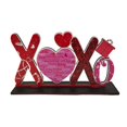thumbnail image 4 of Centro de mesa de madera para manualidades, decoración de San Valentín, compromisos y fiestas Besos y abrazos, 4 of 9