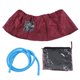thumbnail image 1 of Bolsa de cubierta de limpieza de aire acondicionado dividido con salida de drenaje de tubería de agua de 2,6 m Cubierta impermeable a prueba de polvo para limpieza de aire acondicionado, 1 of 10