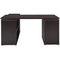 thumbnail image 4 of Pemberly Row L Shaped Writing Desk in Cappuccino, 4 of 4