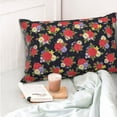 thumbnail image 5 of Kdxio Cotton Pillow Cases 20"x30" Pillowcases,Soft and Breathable Bedroom Pillow Cases-Red Rose Flower, 5 of 8