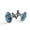 Color 4, variant on Men's Classic Stainless Steel, Colorful Hot Air Balloons Cufflinks Business Wedding Shirts, Black