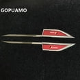 thumbnail image 6 of For Mercedes Benz G500 Car Metal Sticker Fender Modifications Laser Emblem Car Styling Exterior Accessories 1 Pair, 6 of 6
