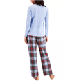 thumbnail image 2 of FAMILY PJs Intimates 2 Pack Blue Set Plaid Pajamas XS, 2 of 3