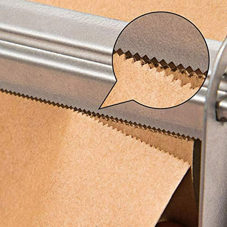 Buy Kenley Butcher Paper Dispenser - Large Holder and Cutter for Wrapping  Butcher Craft Freezer Paper Roll 24 Inch - Wall or op - Carbon Steel  Non-Slip Cutter with Serrated Blade 