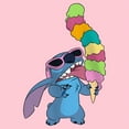 thumbnail image 2 of Girl's Lilo & Stitch Ice Cream Lover Stitch  Graphic Tee Light Pink Small, 2 of 4