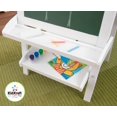 thumbnail image 2 of KidKraft Deluxe Art Easel with White/Chalk Boards & Paper - White | 62040, 2 of 6