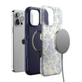 thumbnail image 4 of Casely iPhone 13 Pro Max Case | Cupid's Canvas | Periwinkle Floral | Compatible with MagSafe | Bold Protective Design, 4 of 9