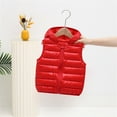 thumbnail image 2 of Staki Kids Outwear Boys and Toddlers' Lightweight Packable Puffer Vest(Red,12-18 Months), 2 of 4
