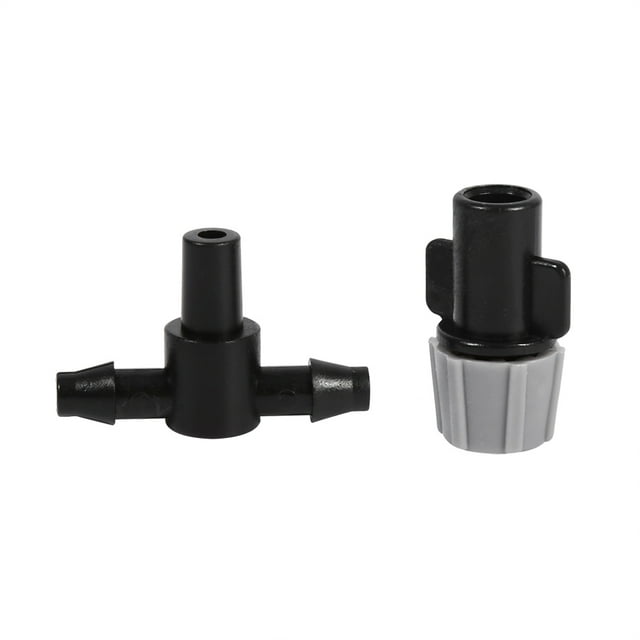 Arroseur, 20Pcs Têtes de Gicleurs Atomisation Buse + Joints de Tee Brumisation Arrosage Maison Graden Irrigation