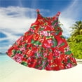 thumbnail image 4 of Cethrio Girls Dresses Summer Red Dresses Size 3Y, 4 of 6