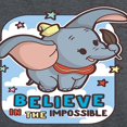 thumbnail image 3 of Disney - Dumbo - Believe In The Impossible - Women's Racerback Tank Top, 3 of 5