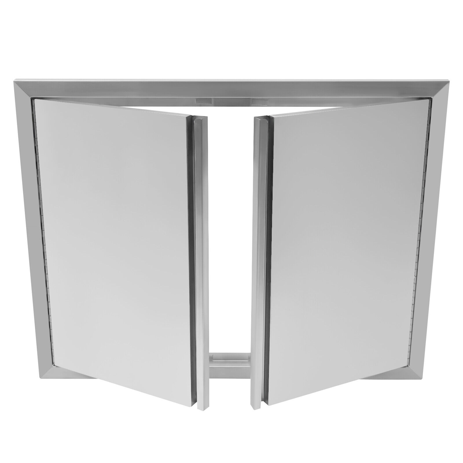 Miumaeov BBQ Double Access Door 31"W x 24"H Stainless Steel Wall