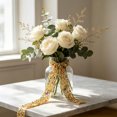 thumbnail image 2 of Self-Adhesive Rhinestone Strips Gold 35.4 X 0.8 in Set of 2 Resin Decorative Trim, 2 of 6