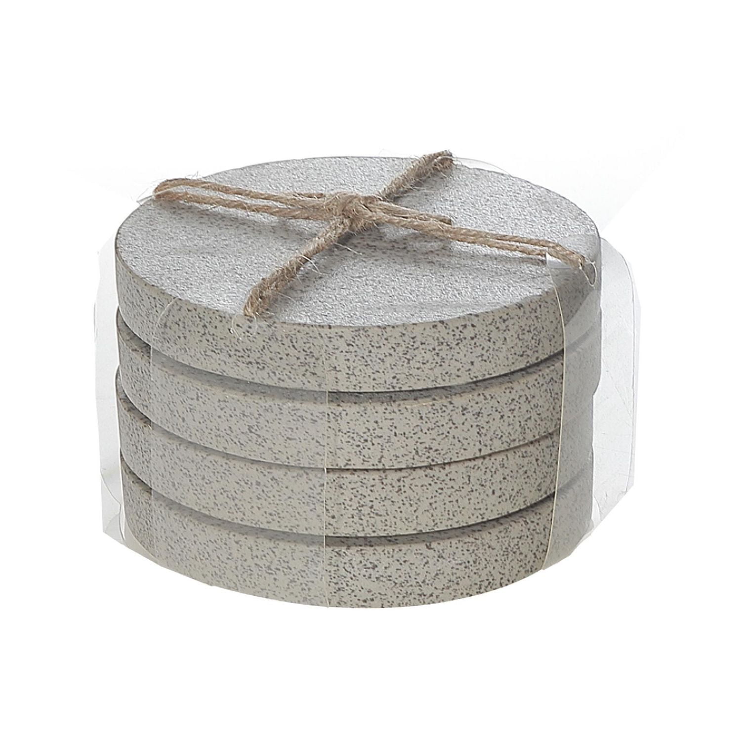 4Pc Terrazzo Stone Round Coaster 4X4