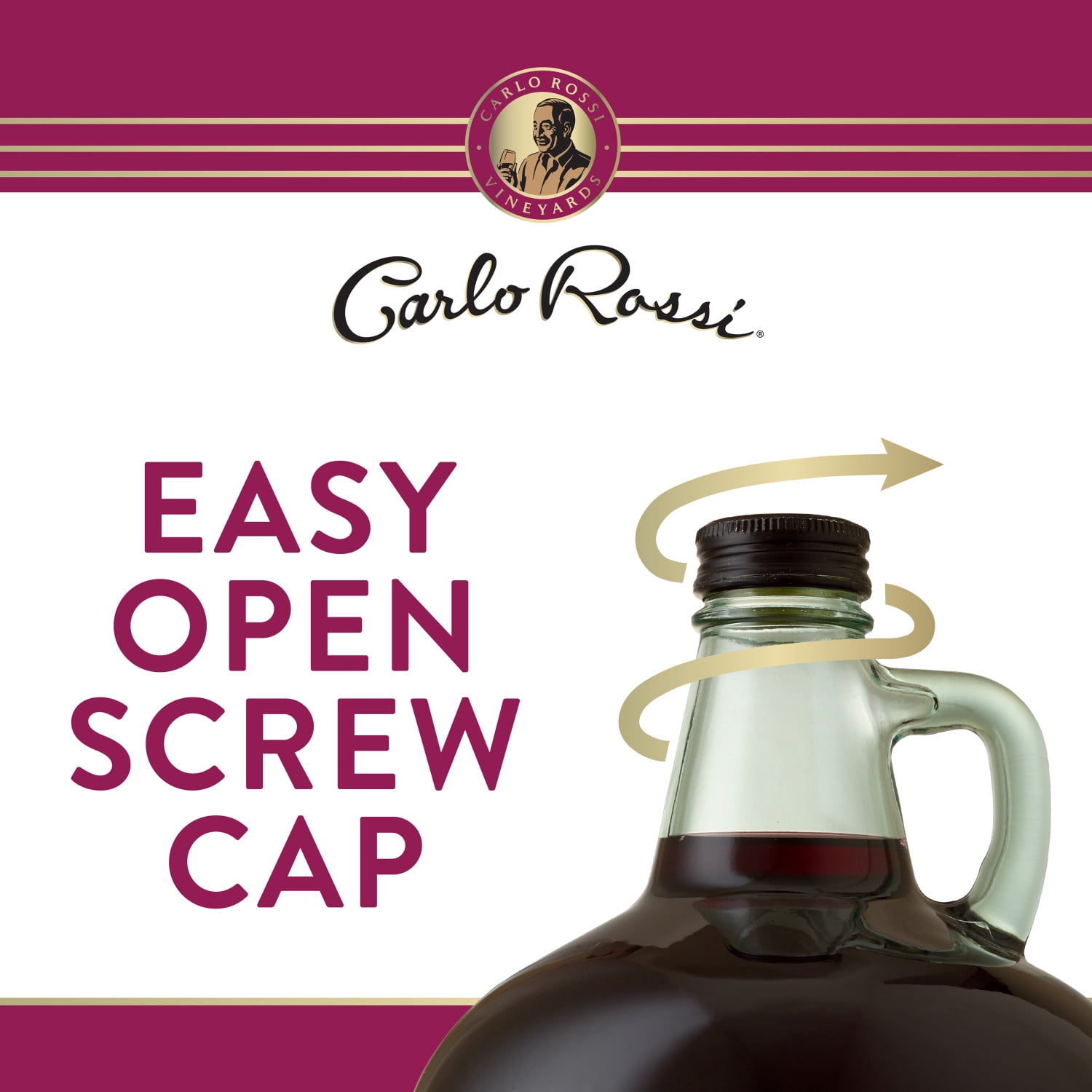 Carlo Rossi Sweet Red Wine, 4L Bottle