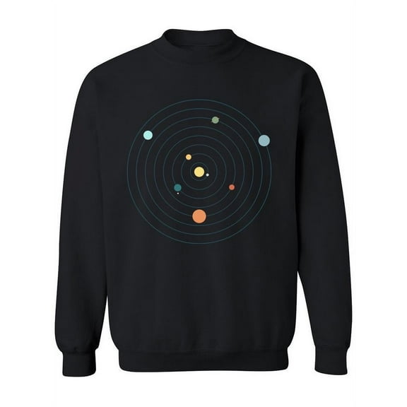 A Solar System Sweatshirt Women -Image by Shutterstock, Female Small