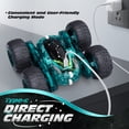thumbnail image 6 of Tecnock Remote Control Car, 2.4GHz RC Cars with USB-C Easy Charging, 4WD Double Sided 360° Rotates and Flips RC Stunt Car, Toys Gift for Boys and Girls Ages 6-8, 8-12, 6 of 7