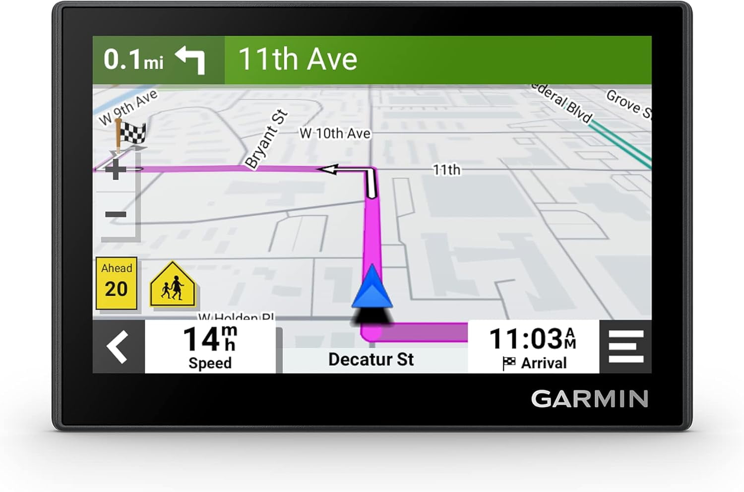 Restored Garmin Drive 53 GPS Navigator, 5" Touchscreen, Driver Alerts, (Refurbished)