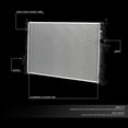 thumbnail image 2 of DNA Motoring OEM-RA-13313 Aluminum Radiator For 2013-2018 Ford Escape Transit Connect AT MT 14 15 16 17, 2 of 5