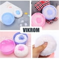 thumbnail image 5 of Baby Powder Container with Puff - 2Pcs Body Powder Puff with Handle Bath Powder Puff and Container Baby Puffs with Container Travel Kit, 5 of 5