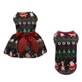 thumbnail image 6 of Pet Vest with Bow Tie - Christmas Elements Dress Up - Polyester Pet Vest - Puppy Clothes for Party, 6 of 8